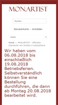 Mobile Screenshot of monartist.eu